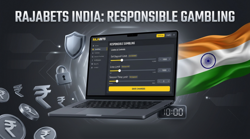 Responsible gambling at Rajabets India with safe betting practices, bankroll management, risk awareness, and player support